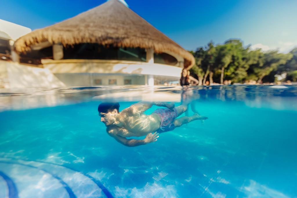 Occidental At Xcaret Destination Hotel Playa del Carmen Ngoại thất bức ảnh Swimming in a pool