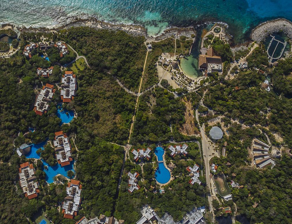 Occidental At Xcaret Destination Hotel Playa del Carmen Ngoại thất bức ảnh Aerial view of the resort