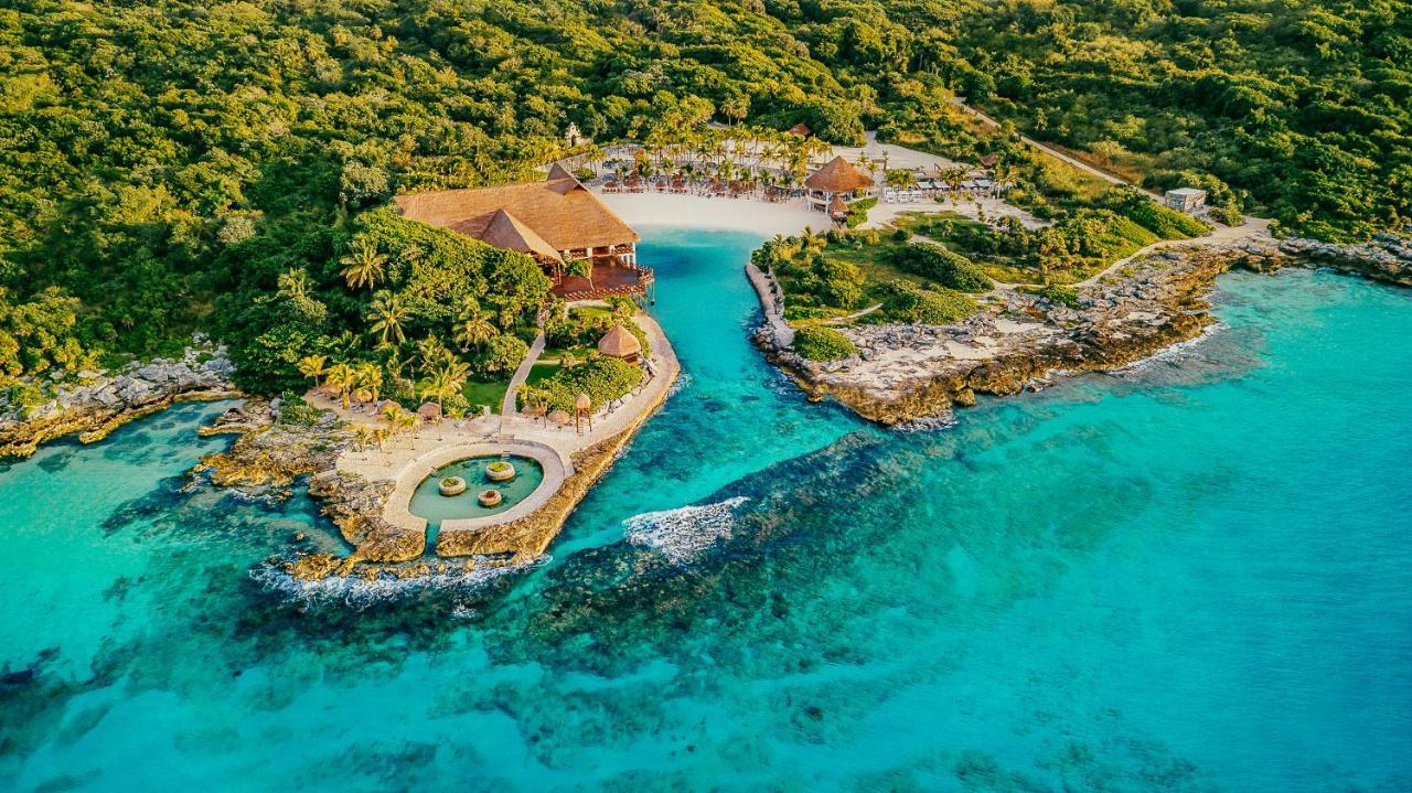 Occidental At Xcaret Destination Hotel Playa del Carmen Ngoại thất bức ảnh Aerial view of the resort
